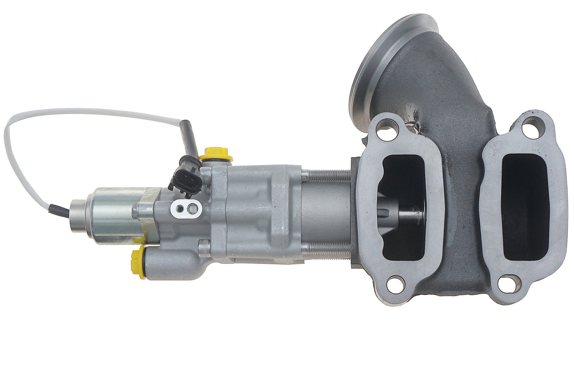 Mechanical component on a white background